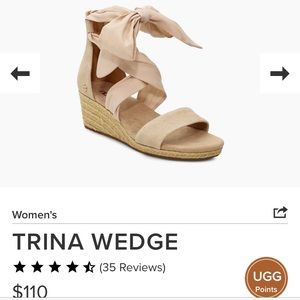 Ugg lace up wedges